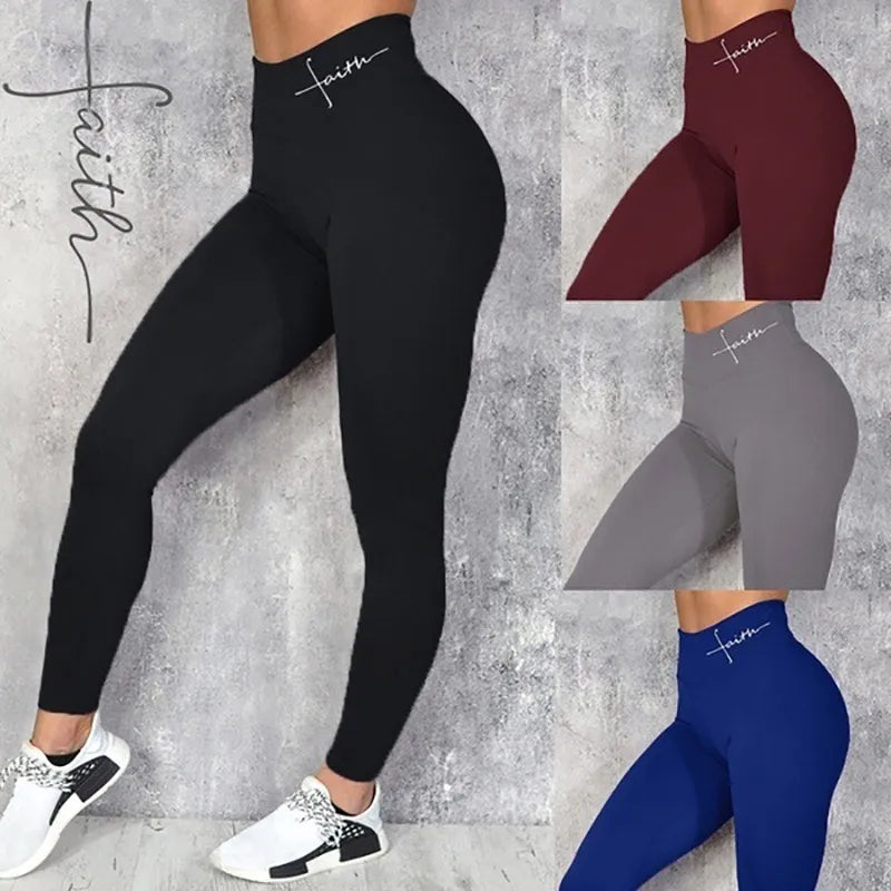 Christian Faith High Waisted Leggings, In God's Service Store