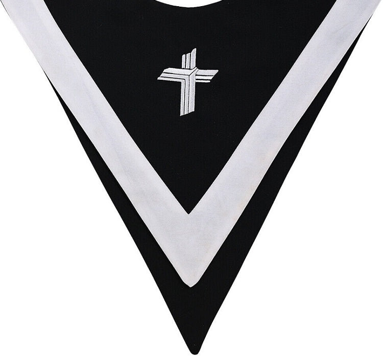Christian Cross Church Choir Robes in Black