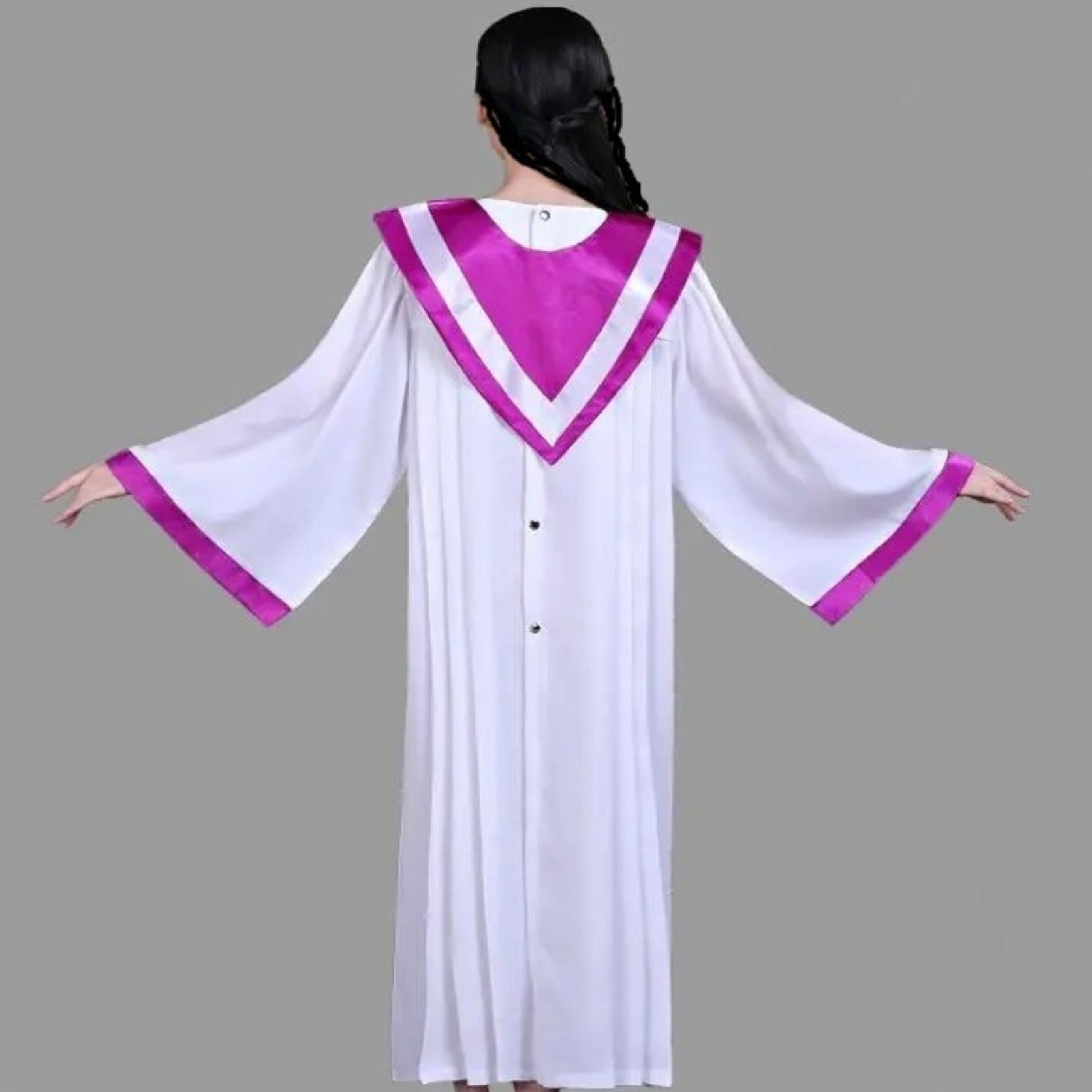 Christian Church Choir Robes Multi-Style - Mauve - Solid Cuff, In God's Service store