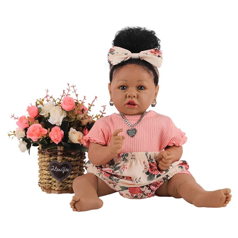 African American Reborn Baby Girl Doll, In God's Service Store