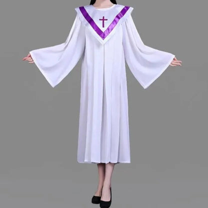Christian Church Choir Robes Multi-Style - Purple Basic, In God's Service store