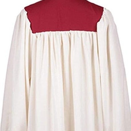 Choir Robe with Cross Embroidered Hanging Stole for Men and Women