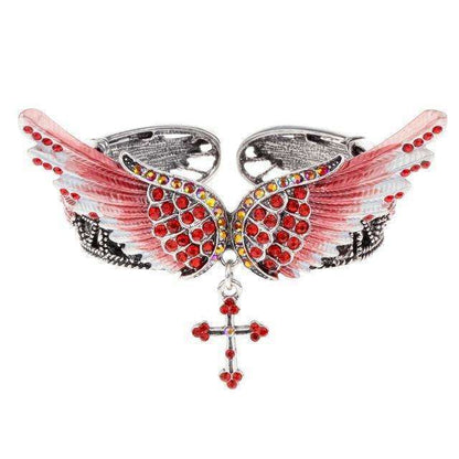 Beautiful Angel Wings Cross Bracelets In God's Service Store