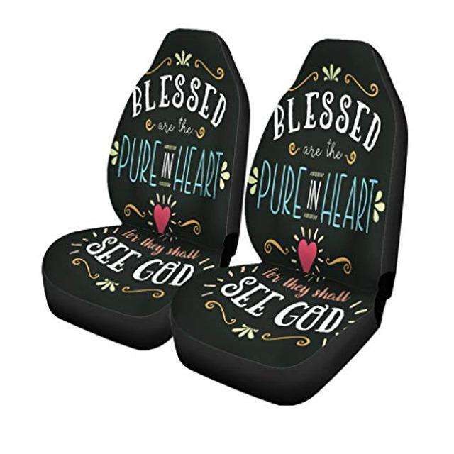 Blessed are The Pure in Heart Universal Car Seat Covers In God's Service Store