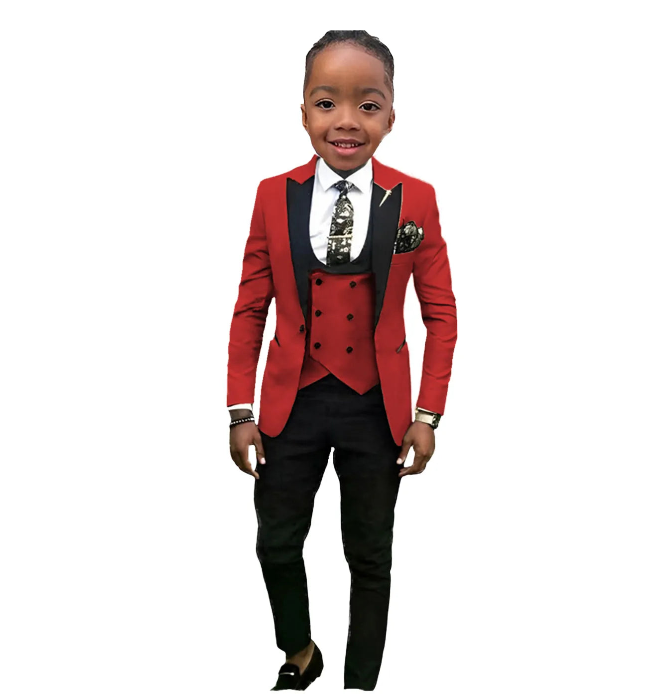 Designer luxury red three-piece jacket short tag tube top suit 3 piece –  GOOD GIRL REBEL