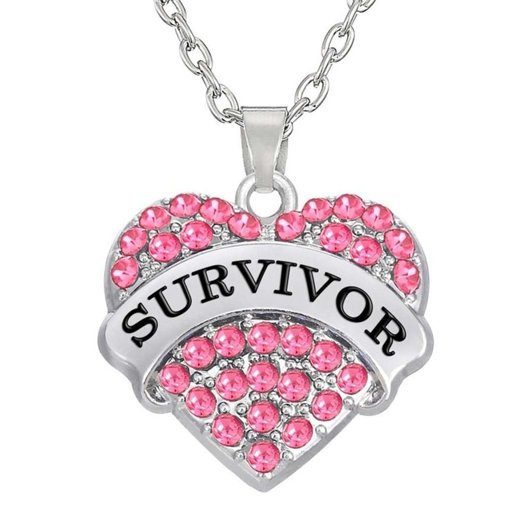 Cancer Survivor Awareness Necklace In God's Service Store