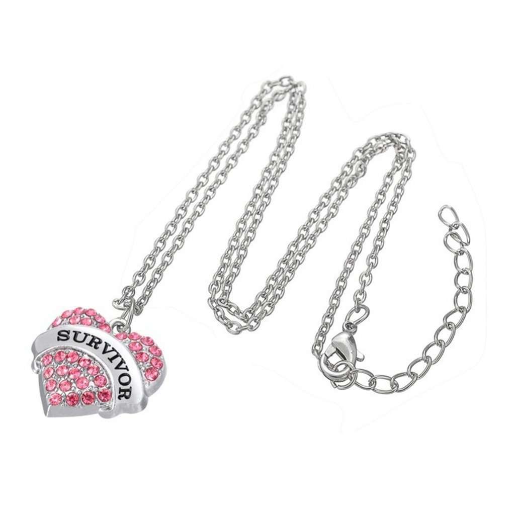 Cancer Survivor Awareness Necklace In God's Service Store