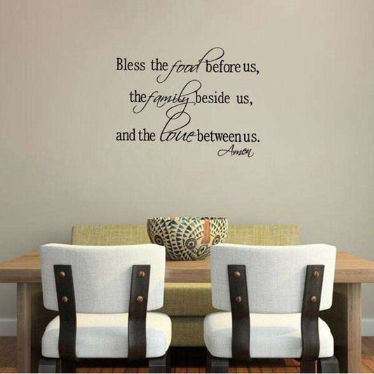 Christian Kitchen Blessing Wall Stickers In God's Service Store