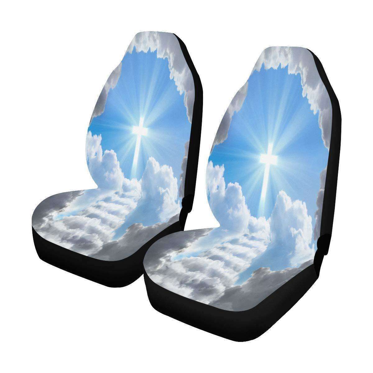 Christian Scripture and Cross Car Seat Covers In God's Service Store