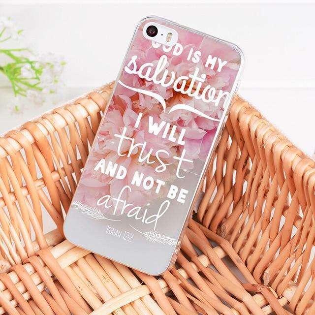 Christian Theme Bible Verse iPhone Covers – In God's Service Store