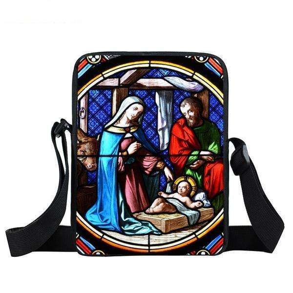 Christian Theme Compact Messenger Bags In God's Service Store