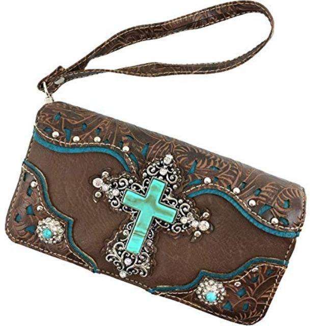 Christian Western Design Conceal Carry Handbag Wallet Sets In God's Service Store