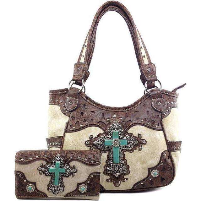 Christian Western Design Conceal Carry Handbag Wallet Sets In God's Service Store