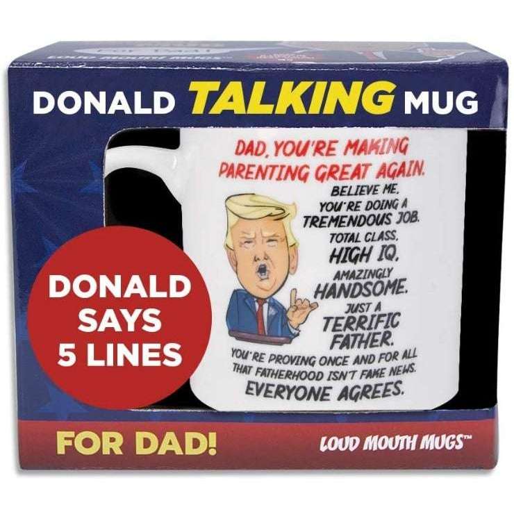 Donald Trump Talking Mug For Dads In God's Service Store