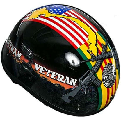 Honoring U.S Military Motorcycle Helmet In God's Service Store