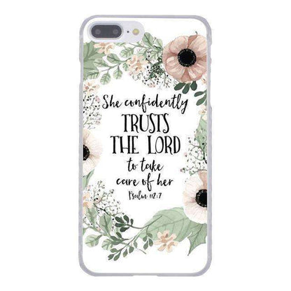 Inspirational Bible Scripture iPhone Cases In God's Service Store