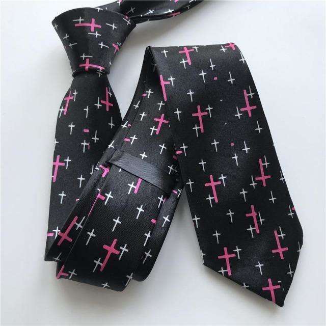 Inspirational Christian Cross Neckties - Set of 10 In God's Service Store