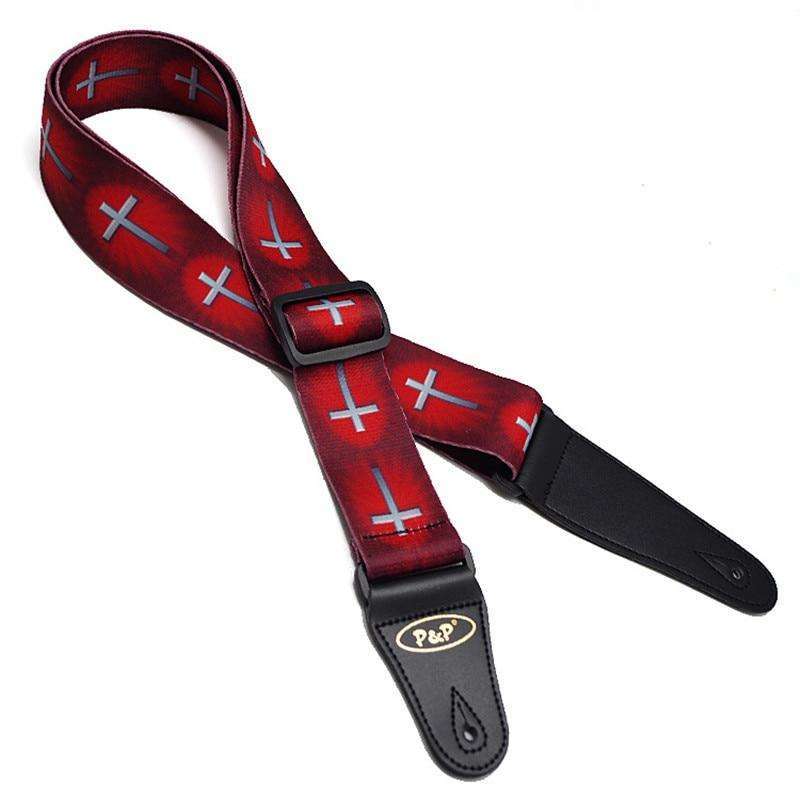 Inspirational Christian Theme Guitar Straps In God's Service Store