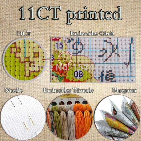 Inspirational Footprints Cross Stitch Sets In God's Service Store