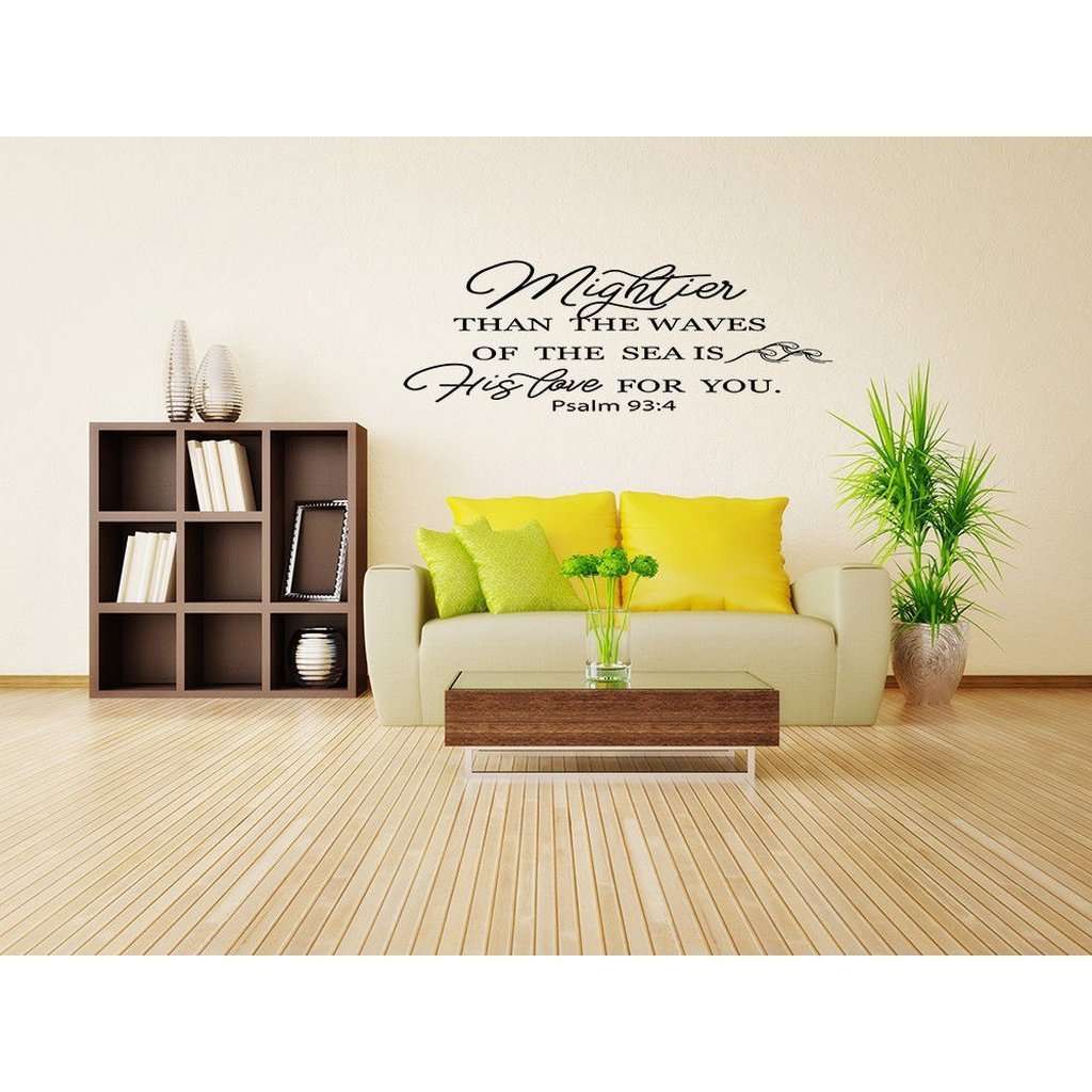 Inspirational Psalm 93 Wall Sticker In God's Service Store
