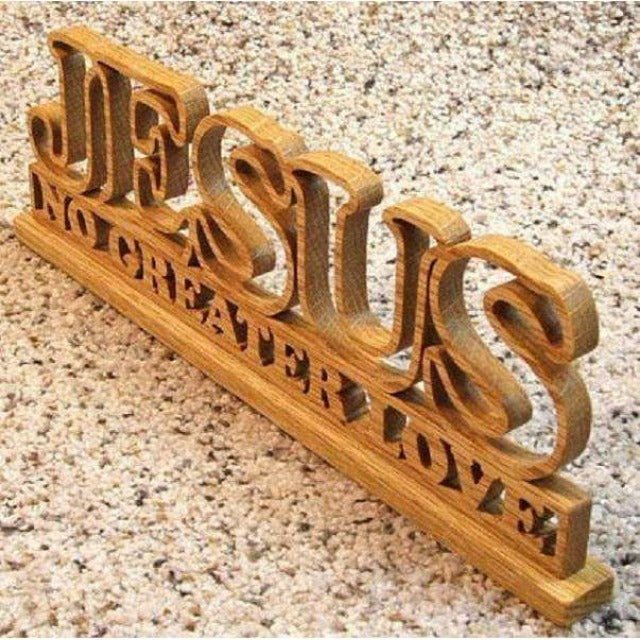 Jesus No Greater Love Tabletop Accent Piece In God's Service Store