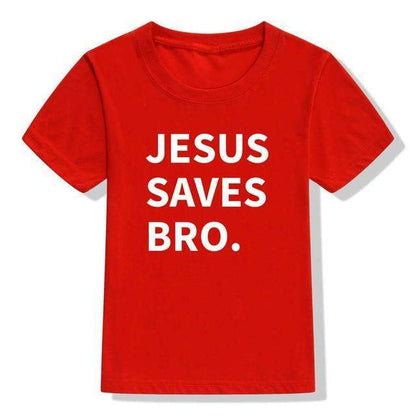 Jesus Saves Bro Baby and Toddler T-shirts In God's Service Store