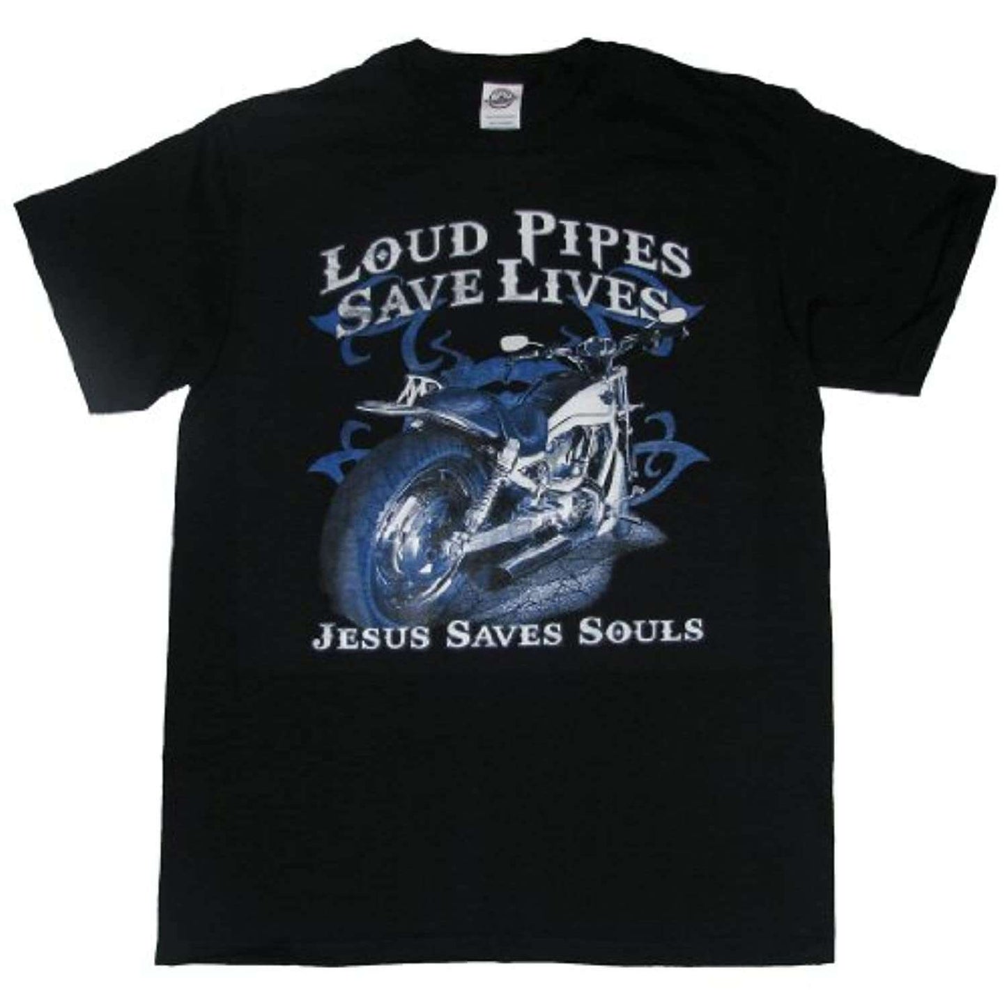 Jesus Saves Souls Christian Biker T-Shirts In God's Service Store