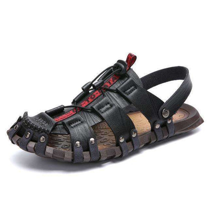 Men's Split Leather Sandals In God's Service Store