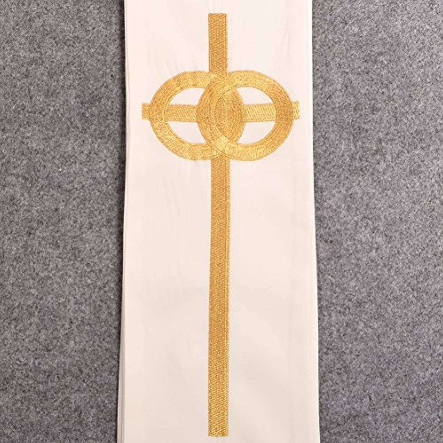 Peace and Wedding Cross Clergy Stole In God's Service Store