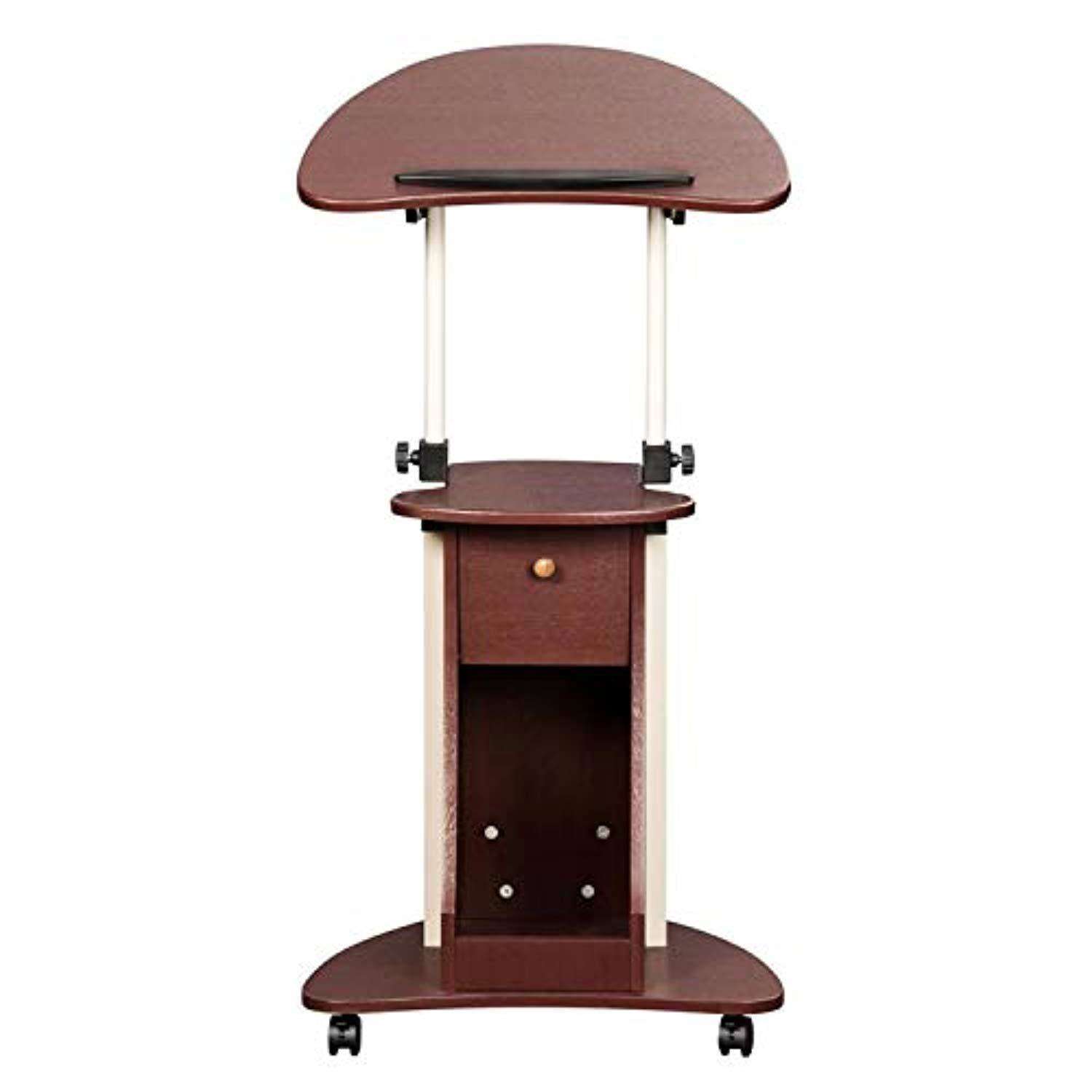 Portable Pulpit - Podium - Laptop Cart With Swivel Top In God's Service Store