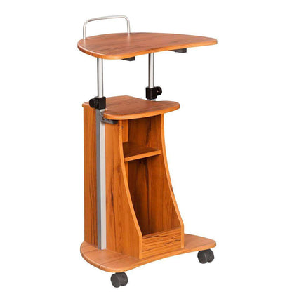 Portable Pulpit - Podium - Laptop Cart With Swivel Top In God's Service Store