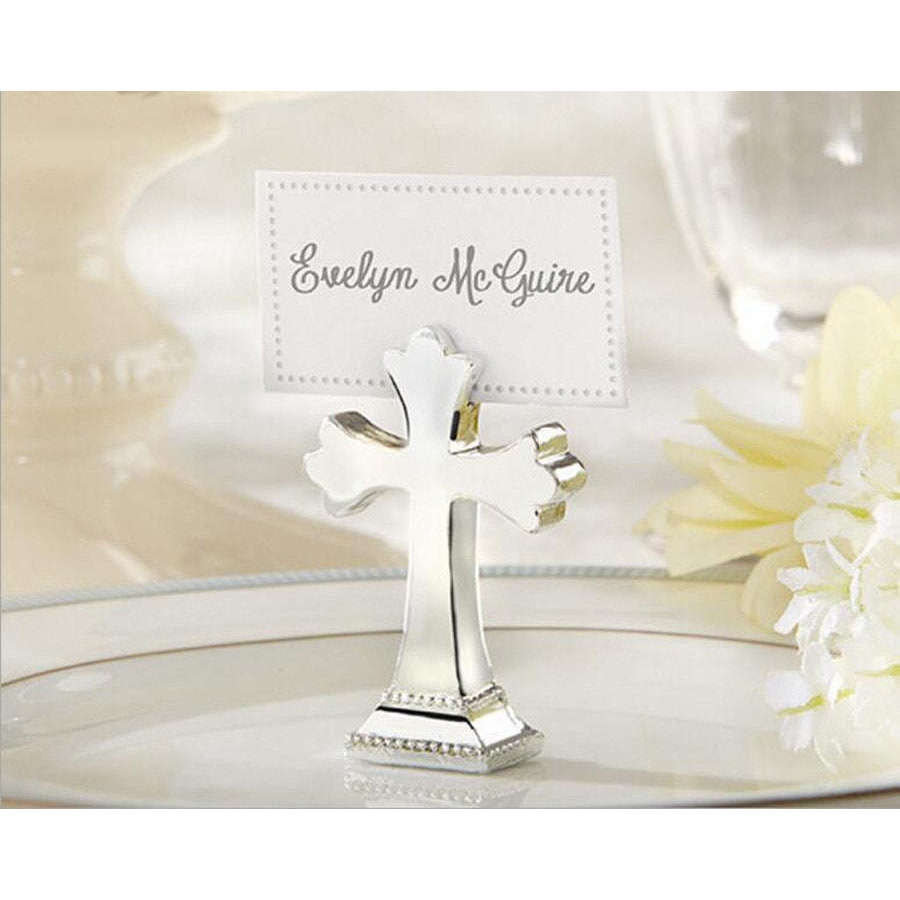 Silver Cross Place Card Holders In God's Service Store