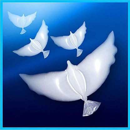 White Dove Helium Balloons for Weddings and Ceremonies In God's Service Store