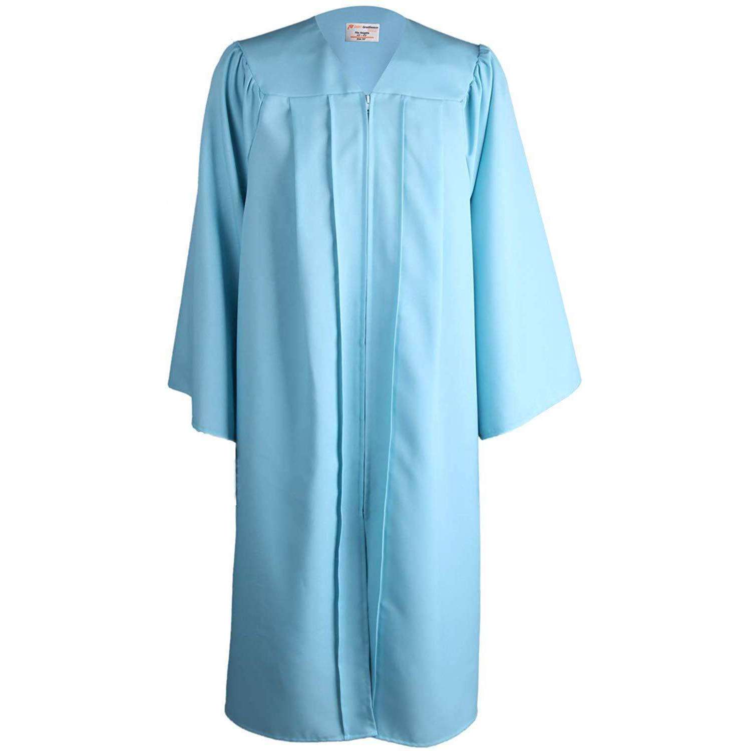 Zipper Front Unisex Matte Choir Robes In Gods Service Store 